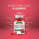 FitGum Extra Strength Apple Cider Vinegar Gummies – 60 Gummies (Natural Apple Flavor) - Image 2