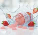 Nature Glow Glutathione Collagen Glow Gummies – Strawberry Flavor (60 Gummies)