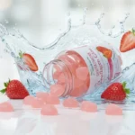 Nature Glow Glutathione Collagen Glow Gummies – Strawberry Flavor (60 Gummies)